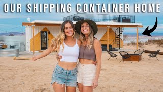Moving into a SHIPPING CONTAINER Tiny Home