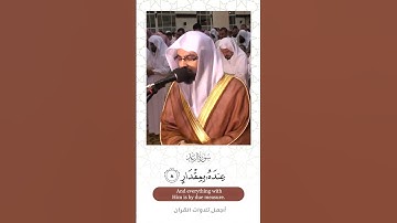 " الله يعلم ما تحمل كل أنثى " || تلاوة آسرة من سورة الرعد ~ الشيخ ناصر القطامي