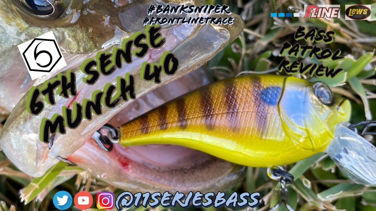 6th Sense Fishing New Shallow Diving crank bait the Munch 40