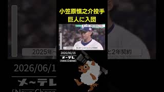 元ドラゴンズの小笠原慎之介投手 日本球界に復帰 巨人と契約の理由は「熱意」