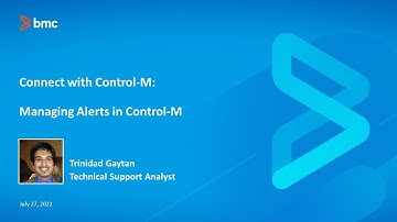 CWCM: Managing Alerts in Control-M