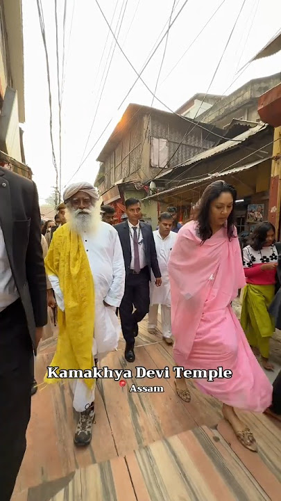 Sadhguru visits the Kamakhya Devi Temple in Assam – one of Bharat's sacred shakti sthalas.