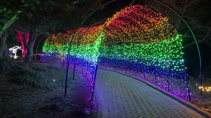 Tower hill botanic garden christmas lights