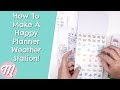 How To Make A Happy Planner Weekly Weather Station! Works In Big, Classic, and Mini!