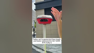The GeoMate GNSS SG7 is  Waterproof and Drop Resistant high performance 1608 channel IMU RTK GNSS