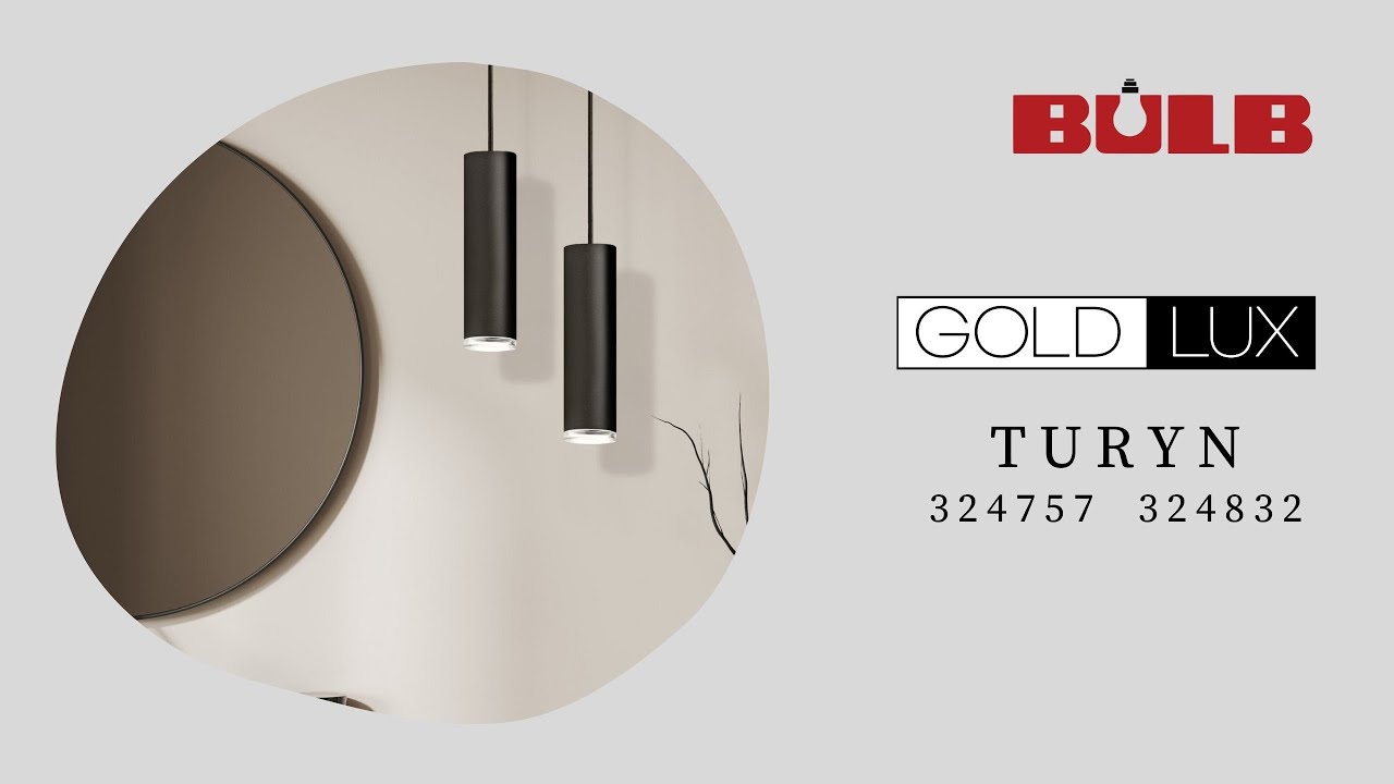 Підвісний світильник, люстра Goldlux 324832 Turyn GU10 1x10W IP44 білий video