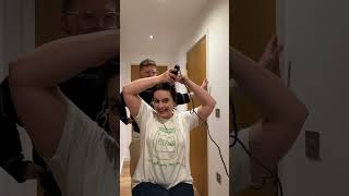 I Shaved My Head Bald Girl Home Headshave Buzzcut