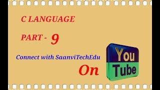 C language part -9