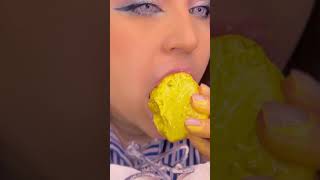 Ем солнце ? Смотри полное видео в профиле! #asmr #mukbang #chalk