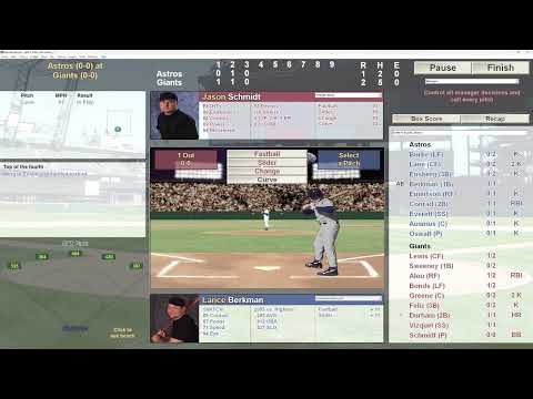 Baseball Mogul 2007 (PC) - Gameplay