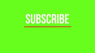 Green Screen Subscribe Button Animation 🔴⚪ | Red Line Down Arrow | YouTube CTA Overlay