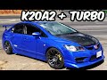 K20A2 en un Civic SI 8th Gen + Turbo igual a 3XXHP!!!