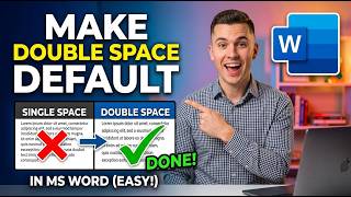 How to Set Double Space as Default in MS Word (Permanent Fix!)