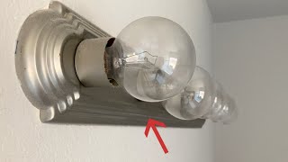 How to Replace a Bathroom Vanity Light Fixture