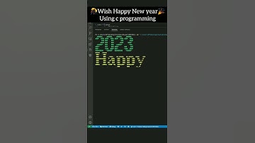 ❤️wish Happy New year 2023 🎊 || coding Animation 😎|| #shorts #coding