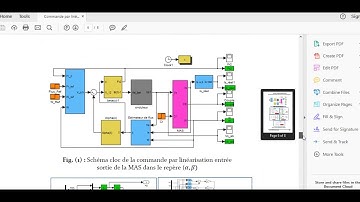 Commande par linéarisation entrée sortie d’une MAS  ( Linearization control input output of a MAS )