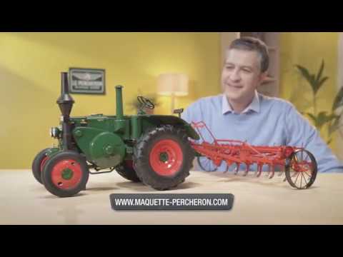 Maquette Tracteur Le Percheron  Hachette Collections 