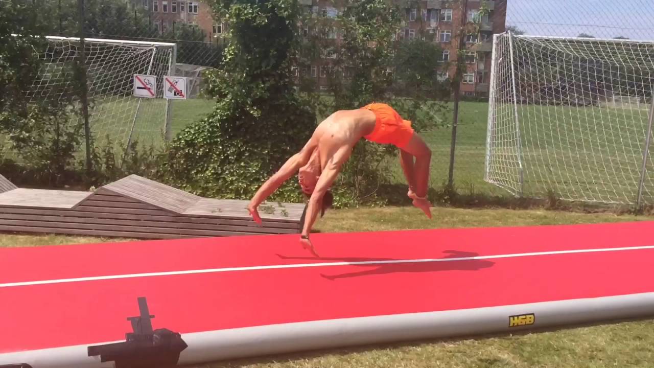 Acro at the airtrack YouTube