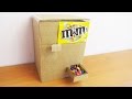 How to make cardboard an AUTOMATIC FOR M & M’s // Как сделать АВТОМАТ для M&M’s