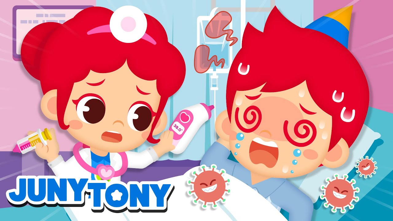 What Causes a Fever  Baby Got Sick Song   More Kids Songs  JunyTony