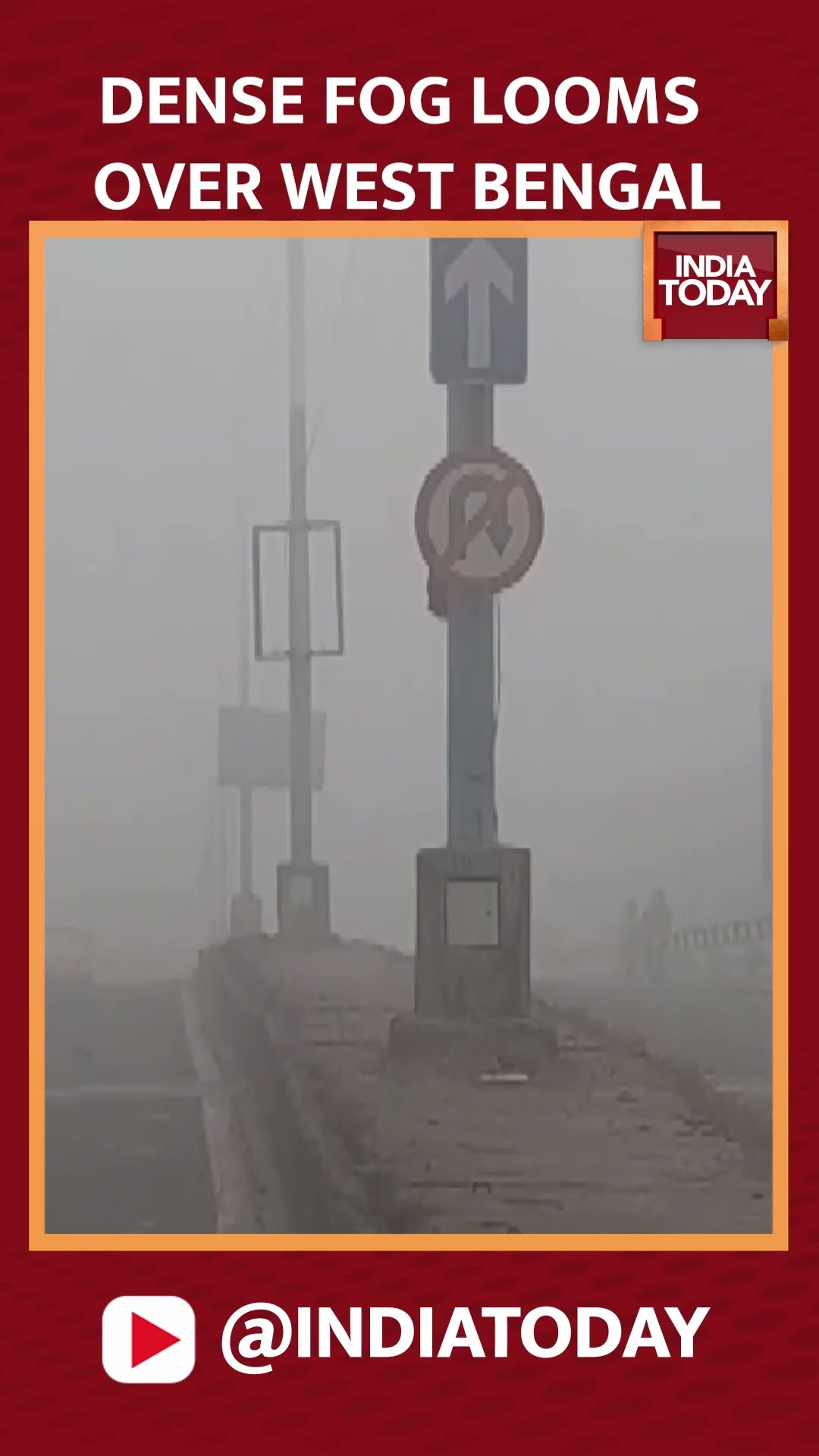 Dense Fog Engulfs Parts Of West Bengal #westbengal #howrahbridge #fog #winter #shorts #indiatoday