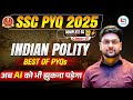 SSC CGL 2025 🔥 Complete Polity PYQs | Best Polity MARATHON for SSC by Jeet Rana Sir