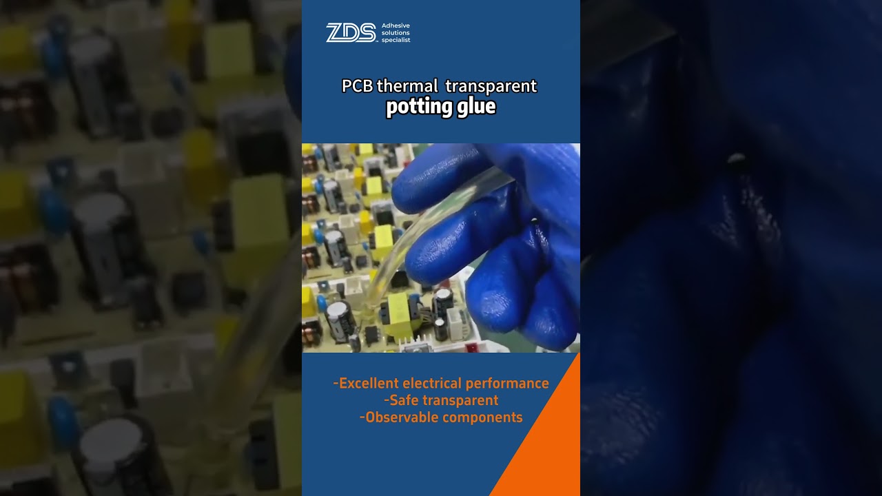 Crystal Clear Solution ZDS™ PCB Thermal Transparent Potting Glue Peak Performance! 