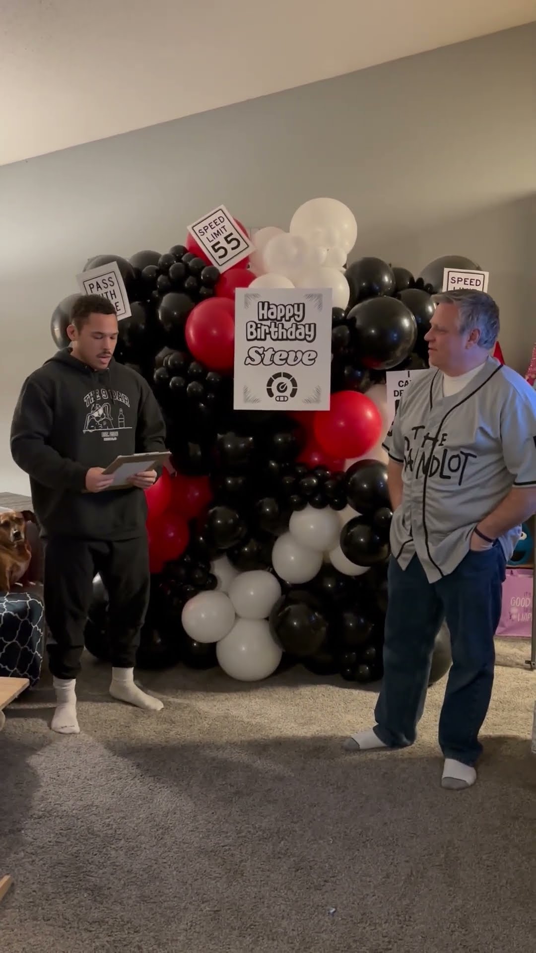 Stepson Reveals Name Change At Stepdad's Birthday || ViralHog
