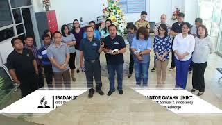 Ibadah Penghiburan Kantor Pusat Gmahk Ukiktrip Alm. Pdt. Yakobus Bindosano