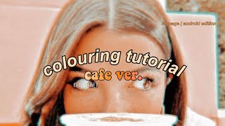 Cafe Colouring Tutorial For Android Users | KristyHoney. screenshot 3