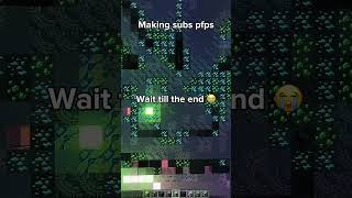The hardest subscriber PFP I've ever built in Minecraft! #minecraft #minecraftmemes #shorts