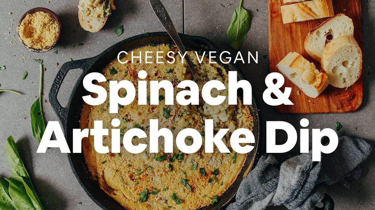 Spinach Artichoke Dip Minimalist Baker Recipes YouTube