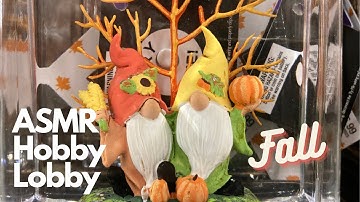 ASMR Public Tapping 🍁 HOBBY LOBBY TINGLES 🎃 | No Talking | Full Vertical view #asmr #fall #autumn