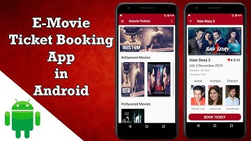 Movie Tickets Application Major,Minor Project in android studio tutorial for Computer Science (CSE)
