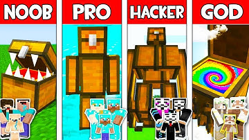 Minecraft NOOB vs PRO vs HACKER vs GOD : FAMILY CHEST MUTANT in Minecraft! Animation