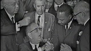 From the archives: LBJ signs the Civil Rights Act