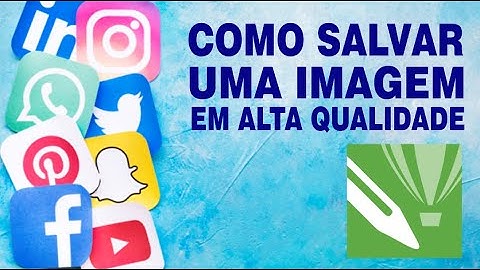 Como Salvar uma Imagem em Alta Definição | Corel Draw