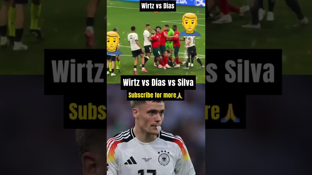 Wirtz vs Dias. GERMANY vs PORTUGAL | UEFA Nations League SEMI-FINAL