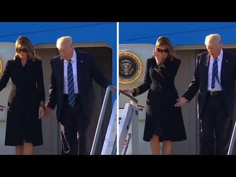 people-can't-stop-talking-about-the-weird-body-language-between-donald-and-melania-trump