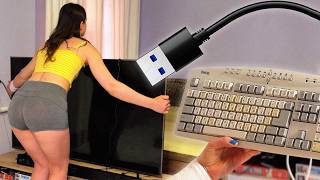 How to Connect a Retro Keyboard to a Smart TV and Why?!