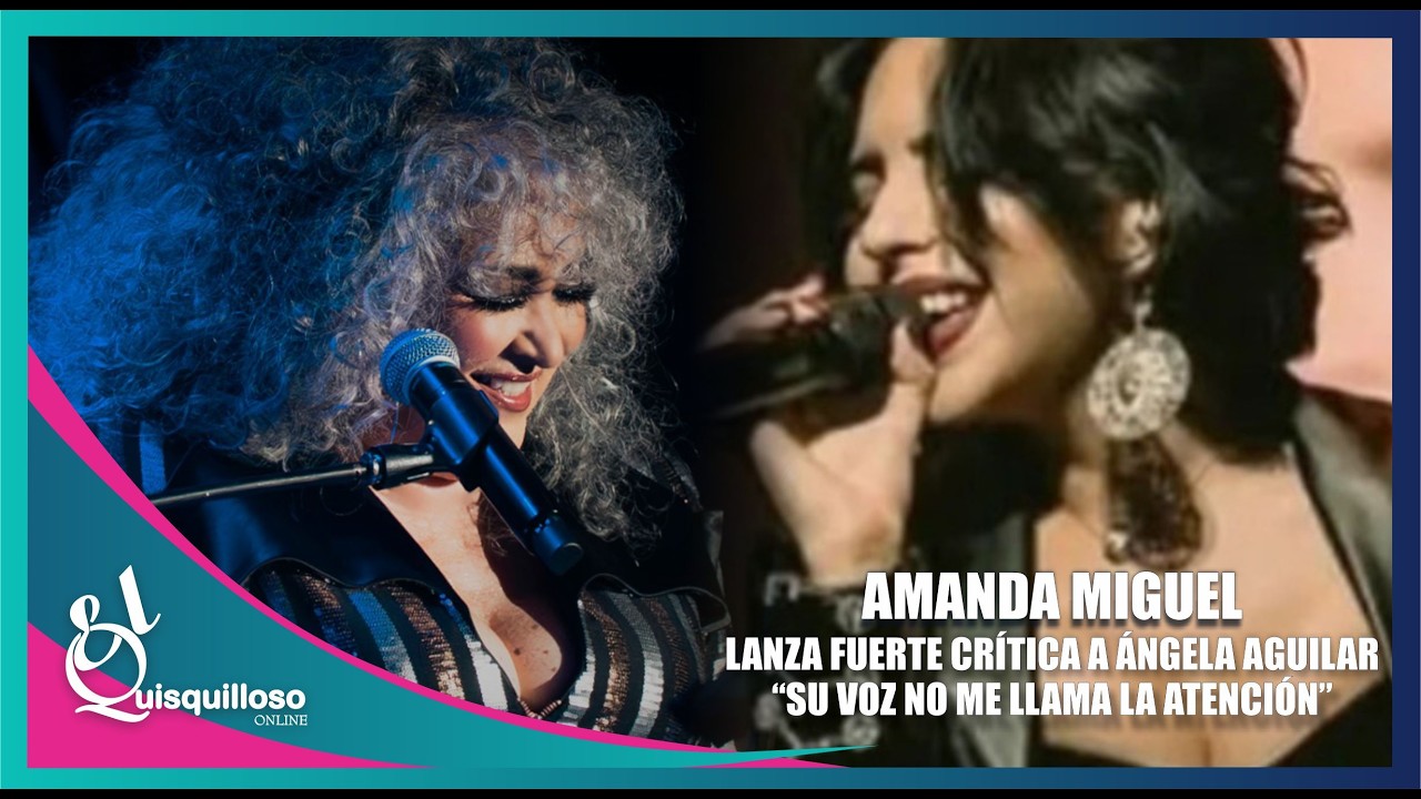 Amanda Miguel habla sin filtros sobre Ángela Aguilar y desata polémica