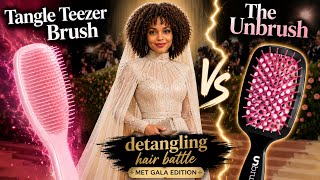 Trying The VIRAL TIKTOK Unbrush Detangling Brush Vs Tangle Teezer | WET BRUSH VS TANGLE TEEZER