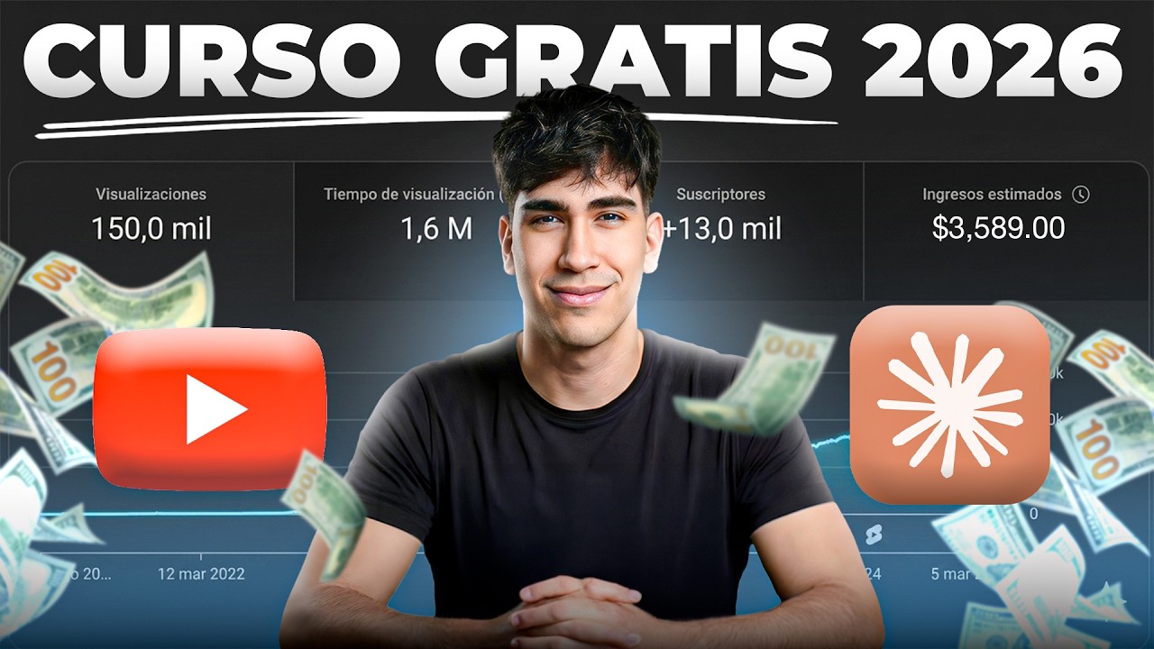 Curso Gratis: Cómo Ganar Dinero con YouTube Usando la Inteligencia Artificial