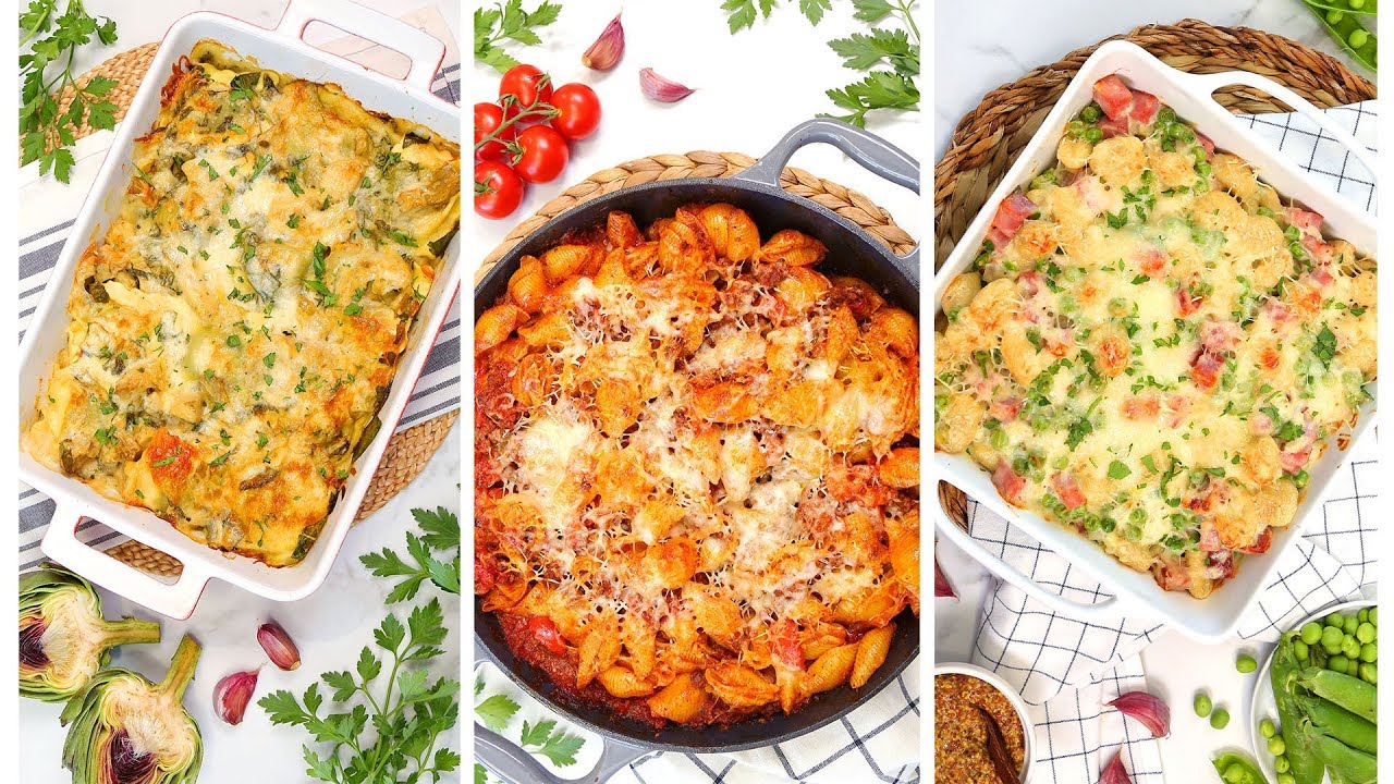 3 Baked Pasta Recipes | Easy Fall Dinner Ideas | The Domestic Geek