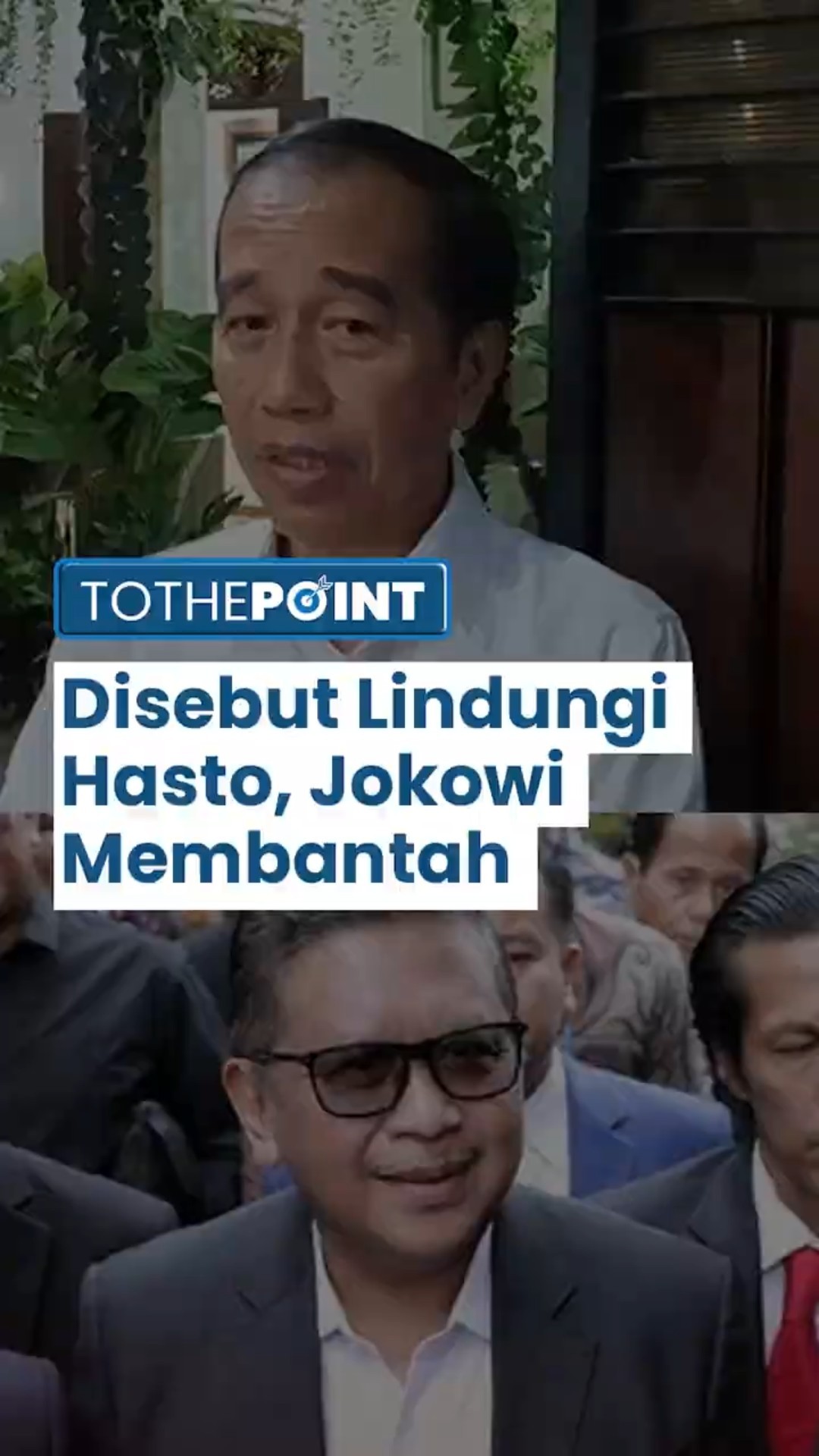 Jokowi Disebut Lindungi Hasto Kristiyanto : Melindungi Seperti Apa, Tanya Saja Sama yang Ngomong