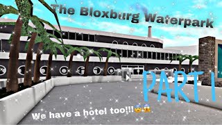 The Bloxburg Waterpark   a Ship Hotel - BLOXBURG SPEEDBUILD (PART 1/6)