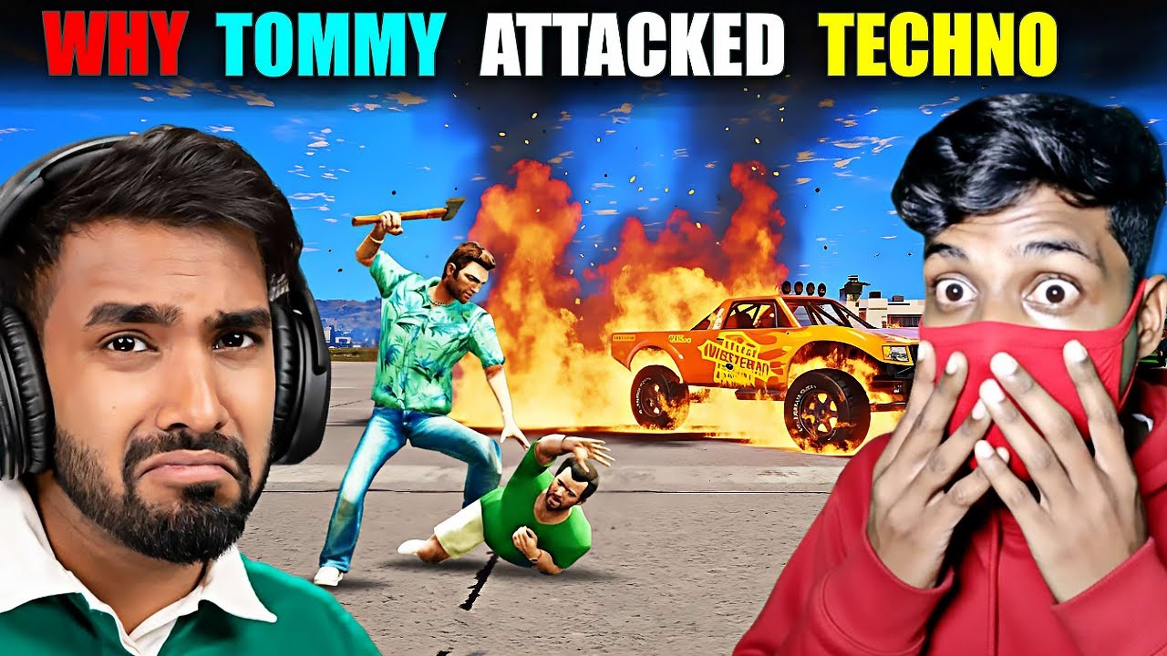 WHY TOMMY ATTACKED TECHNO! WJO IS TOMMY VERCITY GTA HINDI GAMEPLAY 