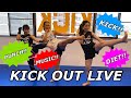 キックボクシングで滝汗！スッキリ爽快！／KICK OUT LIVE(中級)