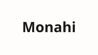 How To Pronounce Monahi Монахи Monks In Russian