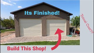 Build Your Own Garage 25&#39;x34&#39; (Part2)